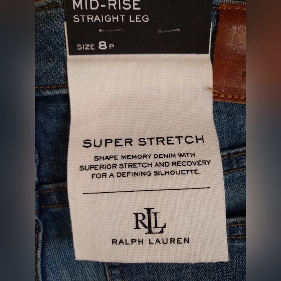 Ralph Lauren Straight Leg Classic super stretch - Petite 8 - Picture 5 of 7